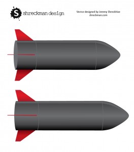 Rockets Adobe Illustrator Vector Art